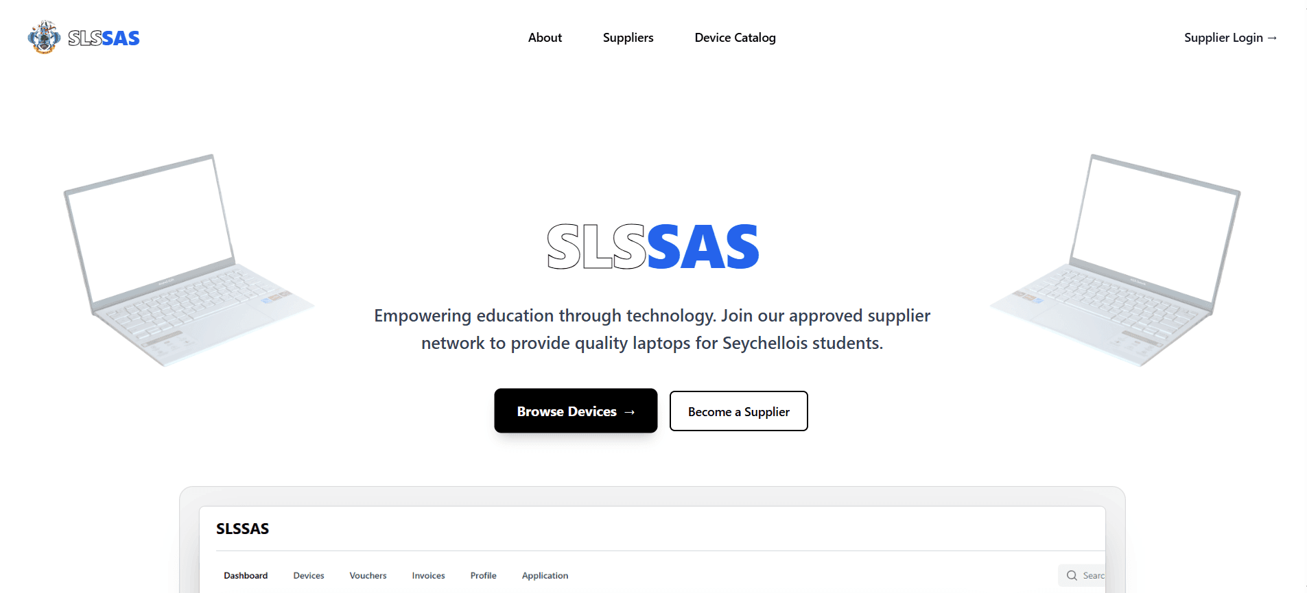SLSSAS laptop programme