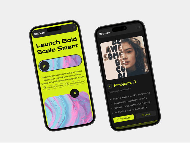 Moderno Template Phone
